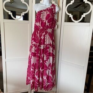 Taylor Women’s One Shoulder Maxi Dress Size 10 New with tags